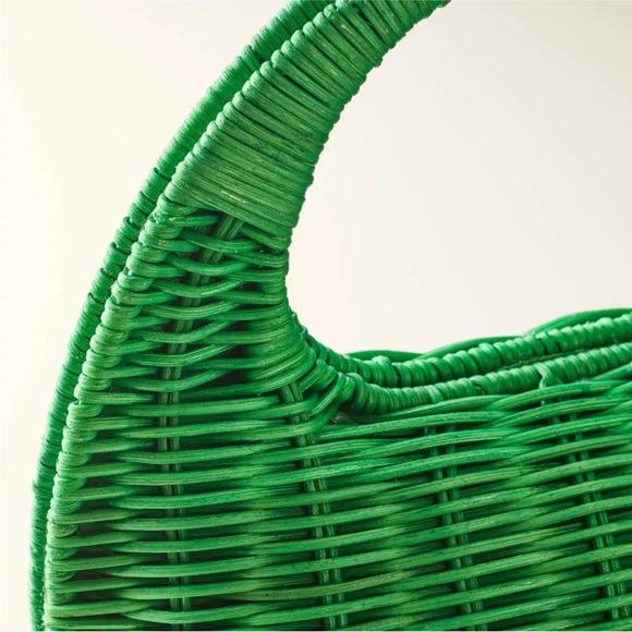 Wicker Crescent Bag - kate spade new york Green - Picture 4 of 5